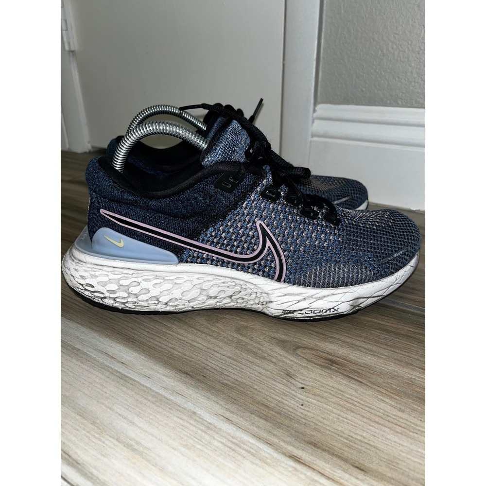 Nike ZOOMX Invincible Run Flyknit FK 2 Marina Blue Women Shoes Size 9.5 Blue - Picture 2 of 8